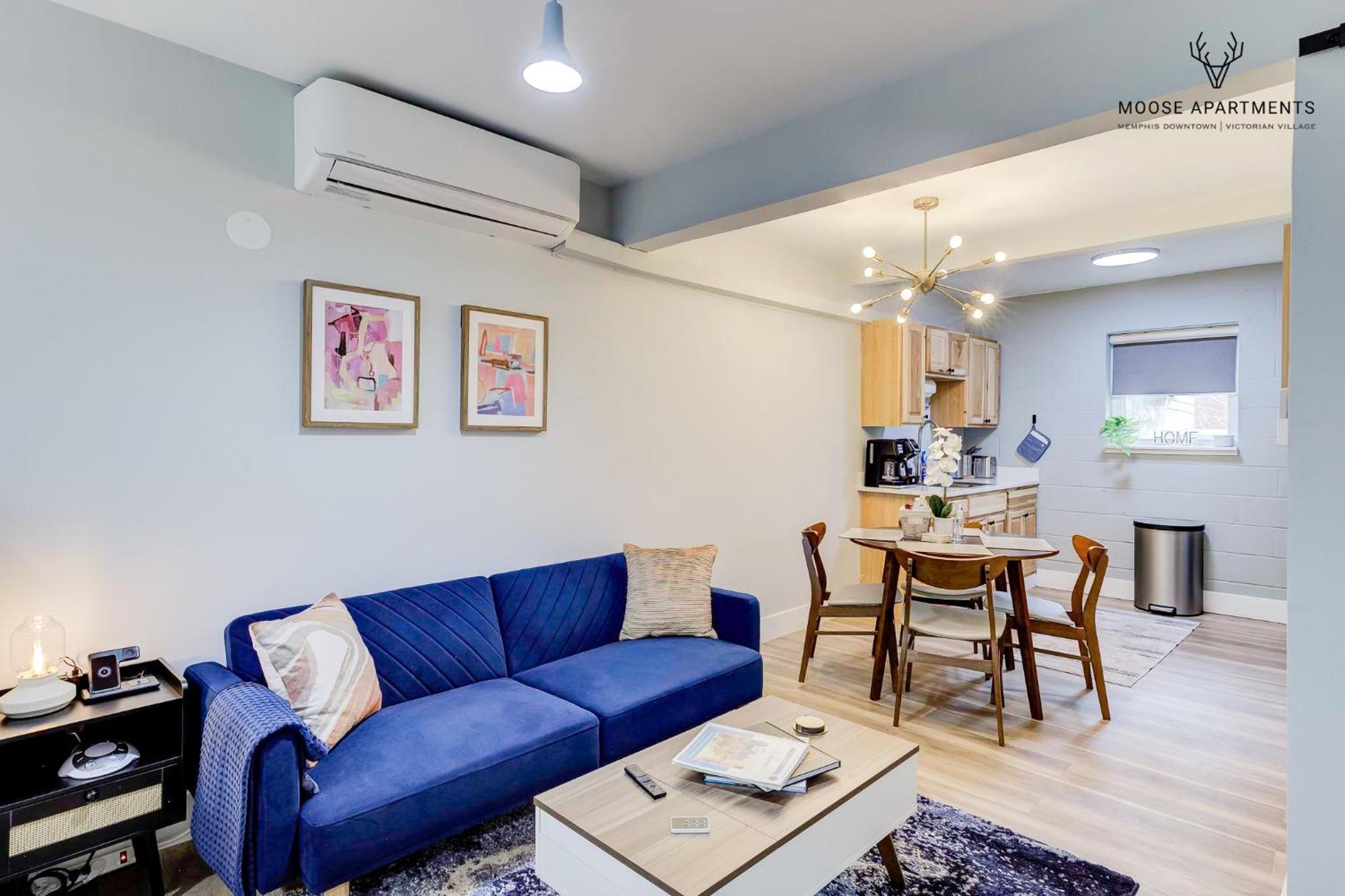 Апартаменты The Moose #9 - Brand New Luxe Modern Loft With Free Parking, King Bed & Fast Wifi Мемфис Экстерьер фото